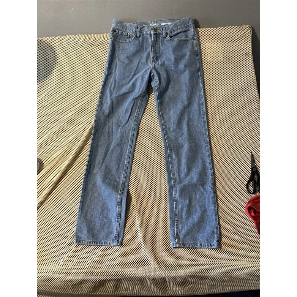 Urban Pipeline Jeans Men 33x34 Blue Relaxed Straight Denim Pants